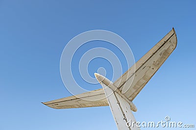 Abandoned cargo airplane Stock Photo