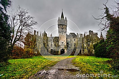 Abandoned castle Stock Photo