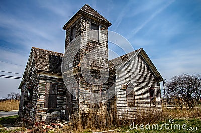 Abandoned church Stock Photo