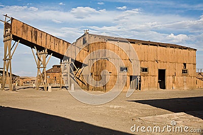 Abandoned City - Santa Laura and Humberstone Stock Photo