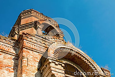 Abandoned and decaying church Stock Photo