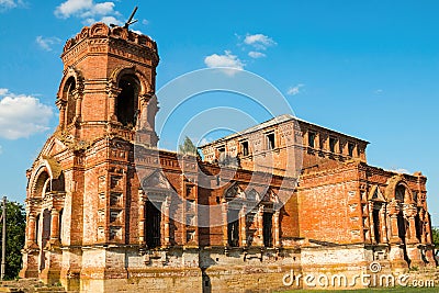 Abandoned and decaying church Stock Photo