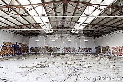 Abandoned and derelict building Editorial Stock Photo