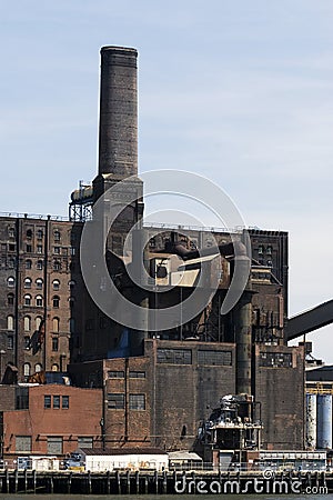 Abandoned factory Stock Photo