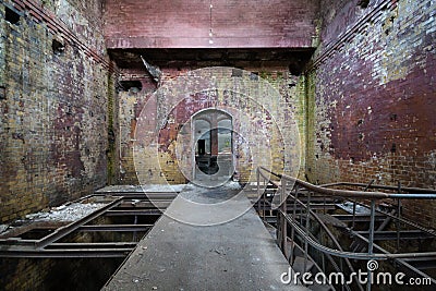 Abandoned factory Stock Photo