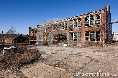 Abandoned Factory - Youngstown, Ohio Stock Photo