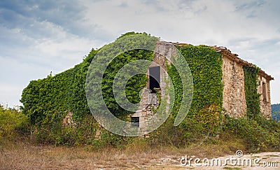 Abandoned farmers house rural decadence Stock Photo