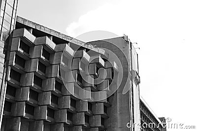 Polish modernist architecture Stock Photo