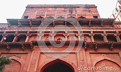 Historic Fatehpur Sikri buildings in Agra, India Stock Photo