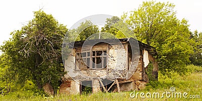 Abandoned, Haunted House Stock Photo