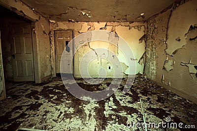 Abandoned home Stock Photo