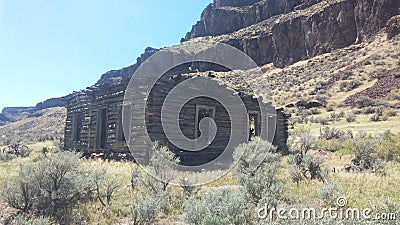 Abandoned homestead Stock Photo