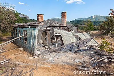 Abandoned house Stock Photo