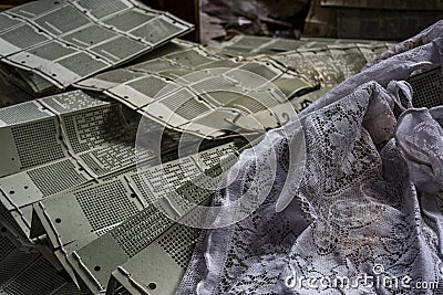 Abandoned Lace Factory - Scranton, Pennsylvania Stock Photo