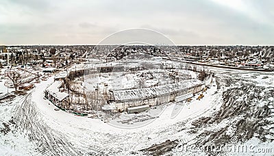 Lakeside Speedway track Editorial Stock Photo