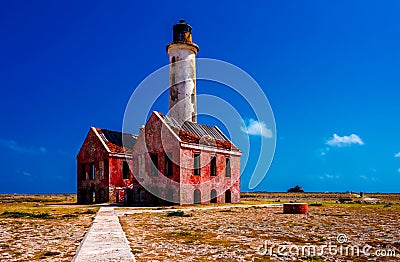 Abandoned lighthouse Stock Photo