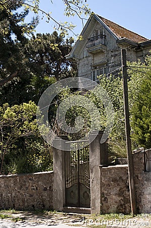 Abandoned Mansion Stock Photo