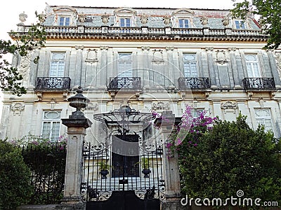 Abandoned Mansion in Merida Yucatan Stock Photo