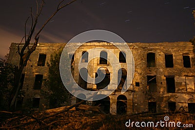 ABANDONED ORPHANAGE Stock Photo