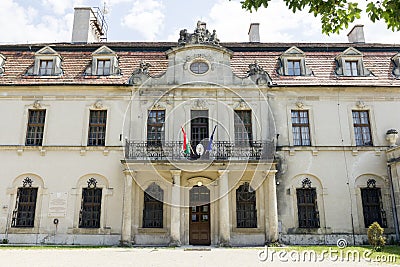Abandoned palace in Hungary Editorial Stock Photo