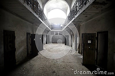 Abandoned prison Editorial Stock Photo