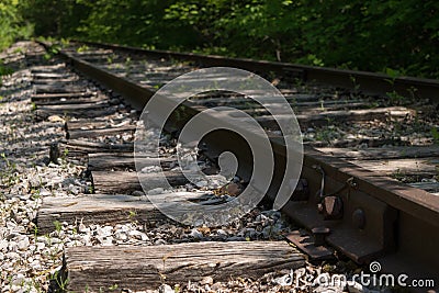 Abandoned Railroad Stock Photo