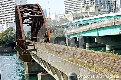 Abandoned ruins line Stock Photo