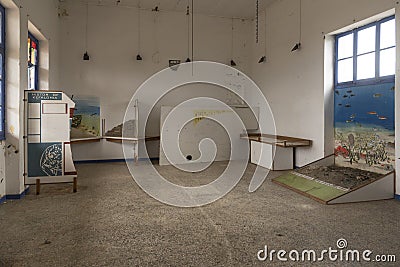 Abandoned School/museum in Fiskardo Kefalonia Editorial Stock Photo