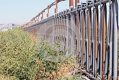 Abandoned Stanchions Stock Photo