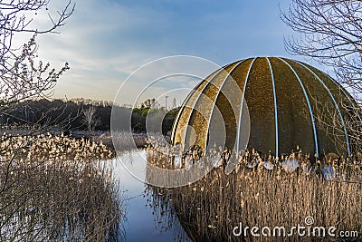 Abandoned structure old discoteque Italy, Cervia Stock Photo