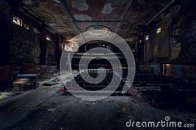 Abandoned Theater - Buffalo, New York Stock Photo