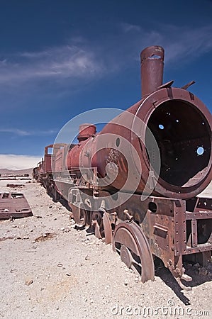 Abandoned Train Stock Photo