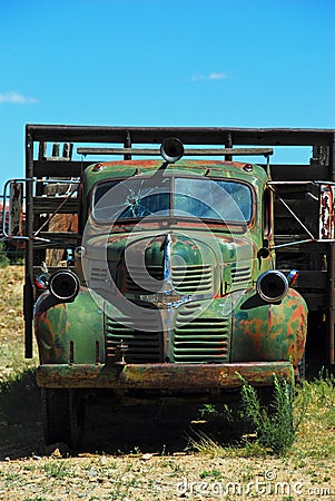 Abandoned Truck Stock Photo