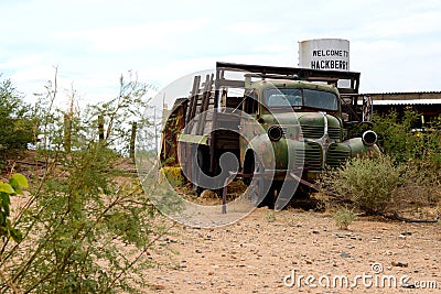 Abandoned truck Editorial Stock Photo