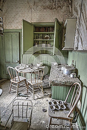 Abandoned village bodie Editorial Stock Photo