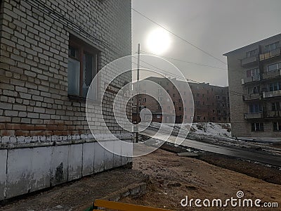 the almost abandoned village of Rakushka Editorial Stock Photo