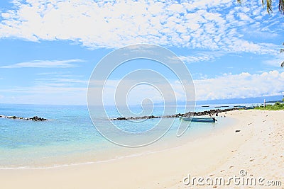 Abasi Beach Manokwari Papua Stock Photo