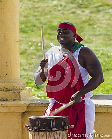 Abatimbo Drummers from Burundi, Africa. Editorial Stock Photo