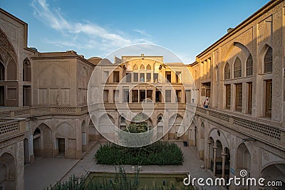 The Abbasian House in Kashan, Iran Editorial Stock Photo