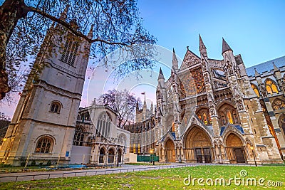 Abbey cathedral in London, United Kingdom Stock Photo