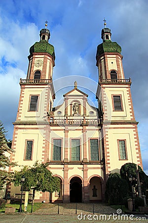 Abbey church of Ebersmunster Stock Photo