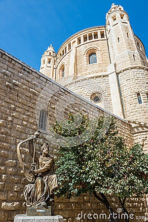 Abbey of the Dormition Stock Photo