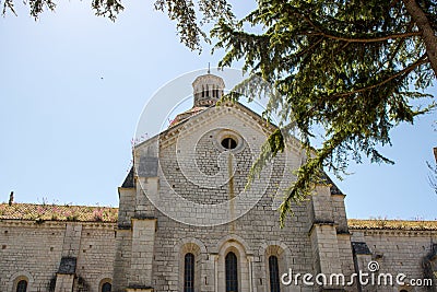 The Abbey Of Fossanova. Stock Photo