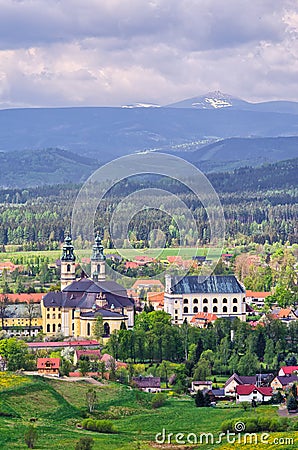 Abbey in Krzeszï¿½w - Lower Silesia, Poland Stock Photo