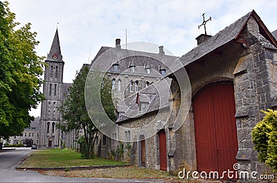 Abbey Maredsous in Walloon Belgium Stock Photo