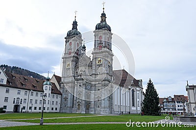 Abbey of St. Gallen on Switzerland Stock Photo