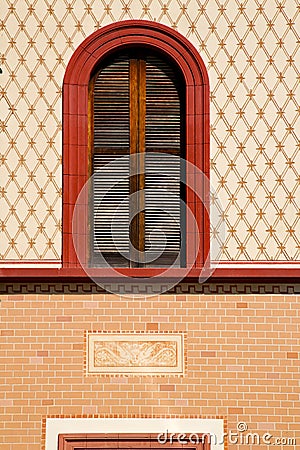 abbiate varese italy abstract in the church and venetian Stock Photo