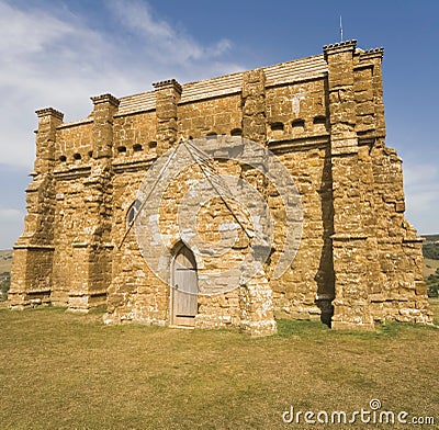 Abbotsbury village st catherin Stock Photo