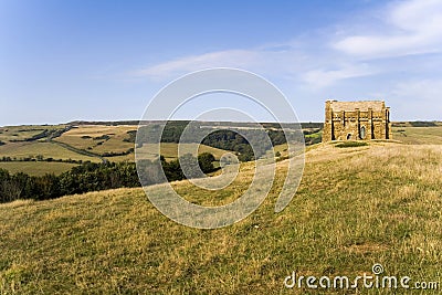 Abbotsbury village st catherines chapel Stock Photo