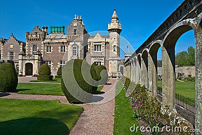 Abbotsford House Stock Photo